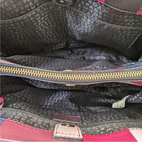 Kate Spade Laurel Way Evangelie Geo Spotlight Pink Purple Blue Handbag - Picture 4 of 5